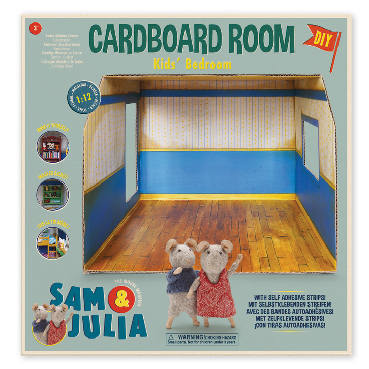Karton miniatur Kinderzimmer